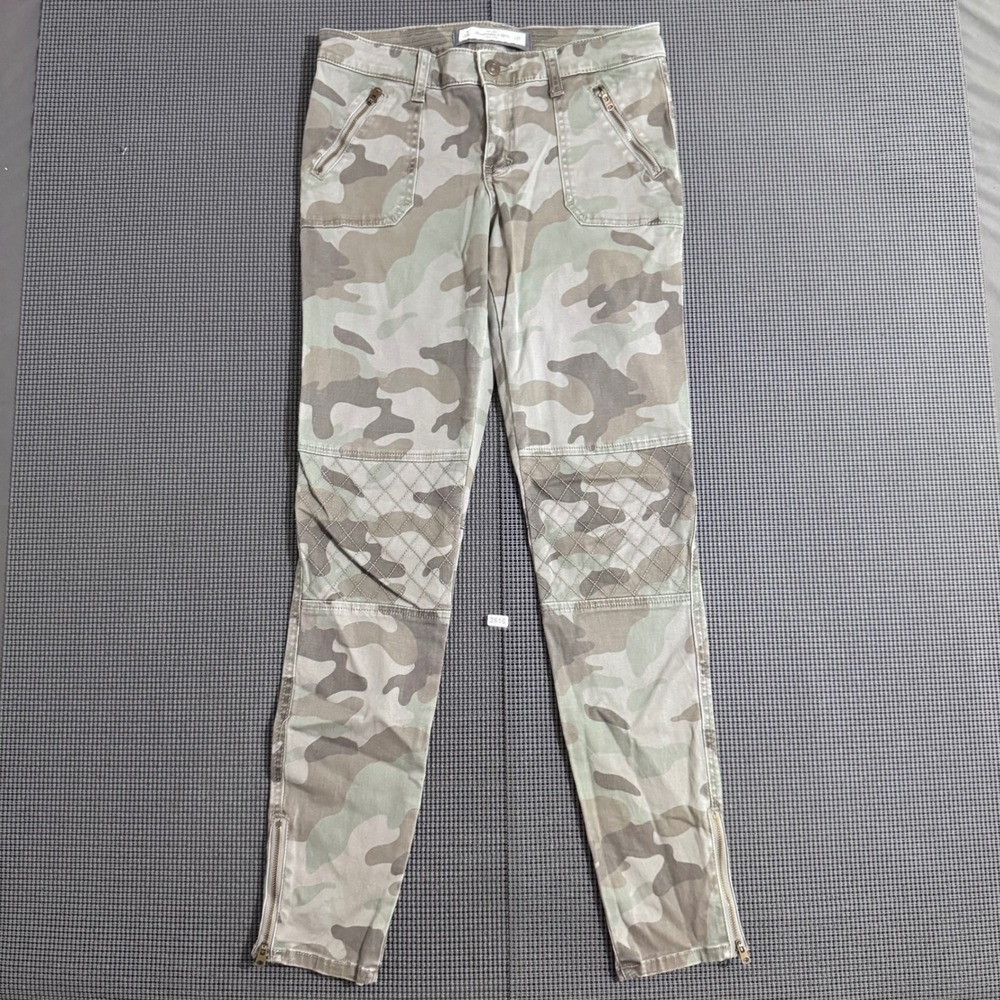 Abercrombie & Fitch Womens Camo Skinny Utility Pants Green Size 4